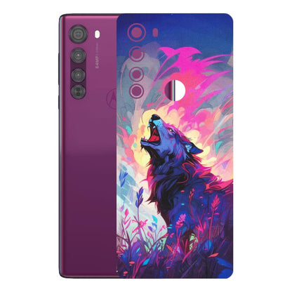 Motorola Phone Skins (All Models) - New Wild Wolf Abstract - Matte Finish (M-125) Motorola Moto Edge