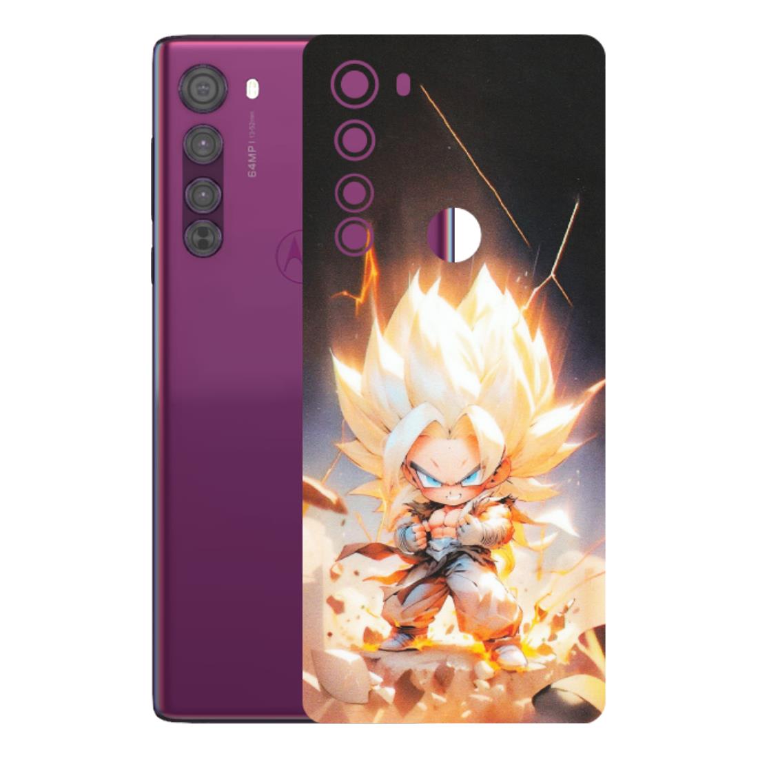 Motorola Phone Skins (All Models) - Goku Dragon Cute Anime - Matte Finish (M-131) Motorola Moto Edge