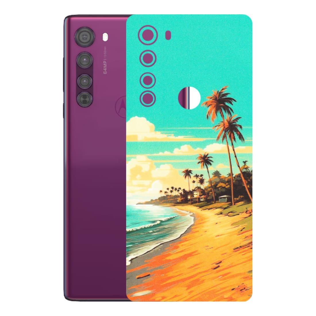 Motorola Phone Skins (All Models) - Miami Beach - Matte Finish (M-136) Motorola Moto Edge
