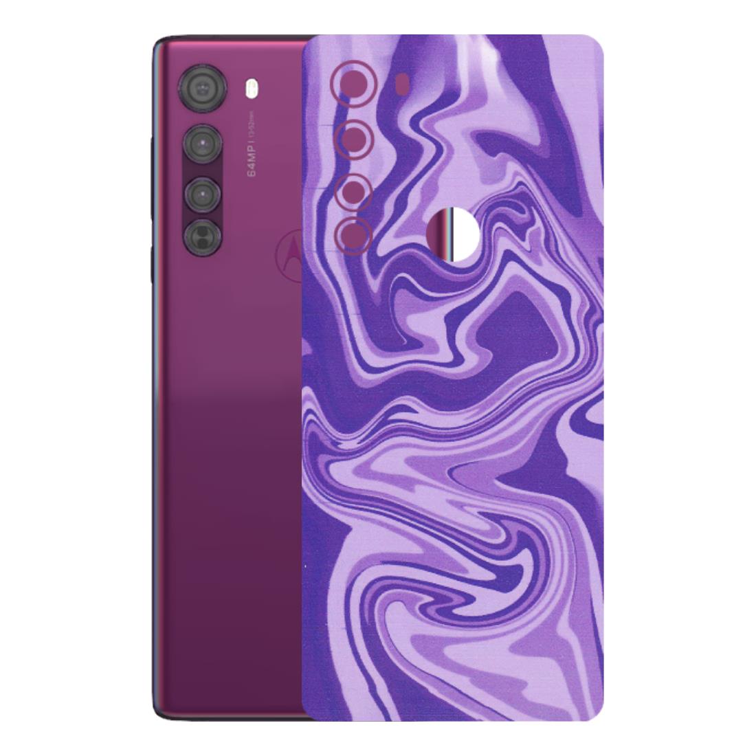 Motorola Phone Skins (All Models) - Hazy Purple Nights - Matte Finish (M-14) Motorola Moto Edge