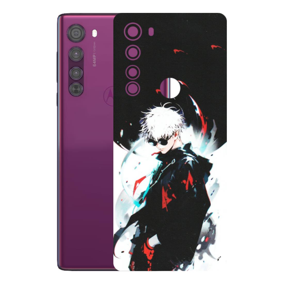 Motorola Phone Skins (All Models) - Gojo Powerful Charater Kaisen Anime - Matte Finish (M-144) Motorola Moto Edge