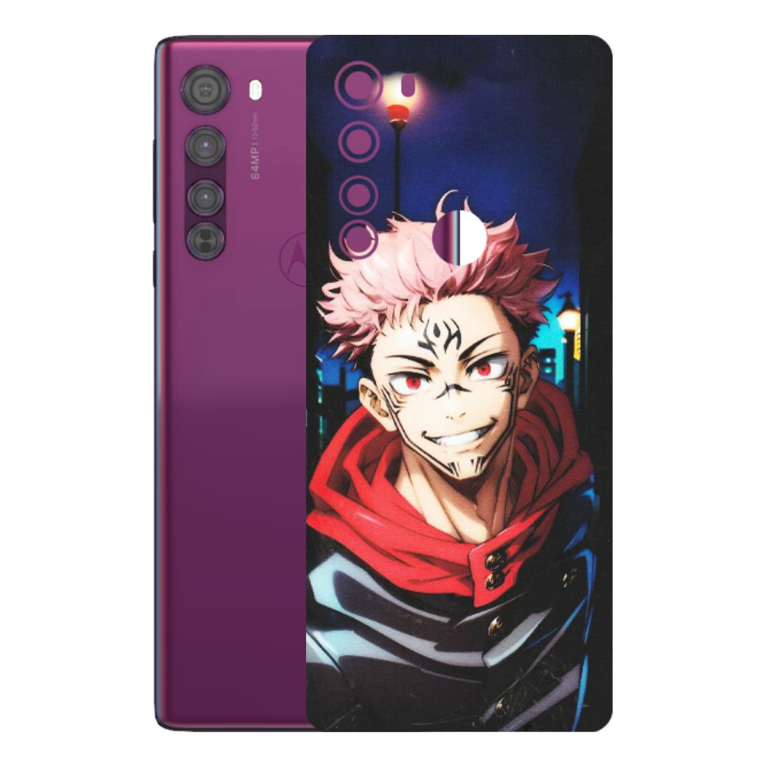 Motorola Phone Skins (All Models) - Yuji Itadori Funny Face Anime - Matte Finish (M-152) Motorola Moto Edge
