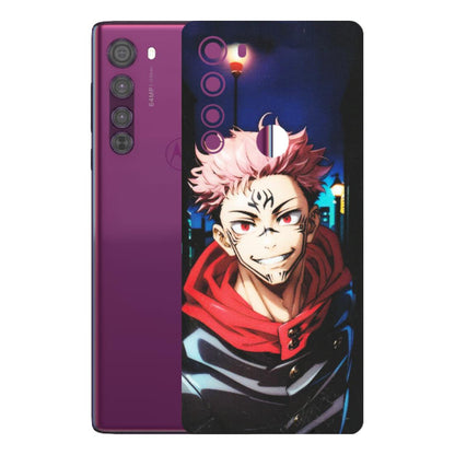 Motorola Phone Skins (All Models) - Yuji Itadori Funny Face Anime - Matte Finish (M-152) Motorola Moto Edge