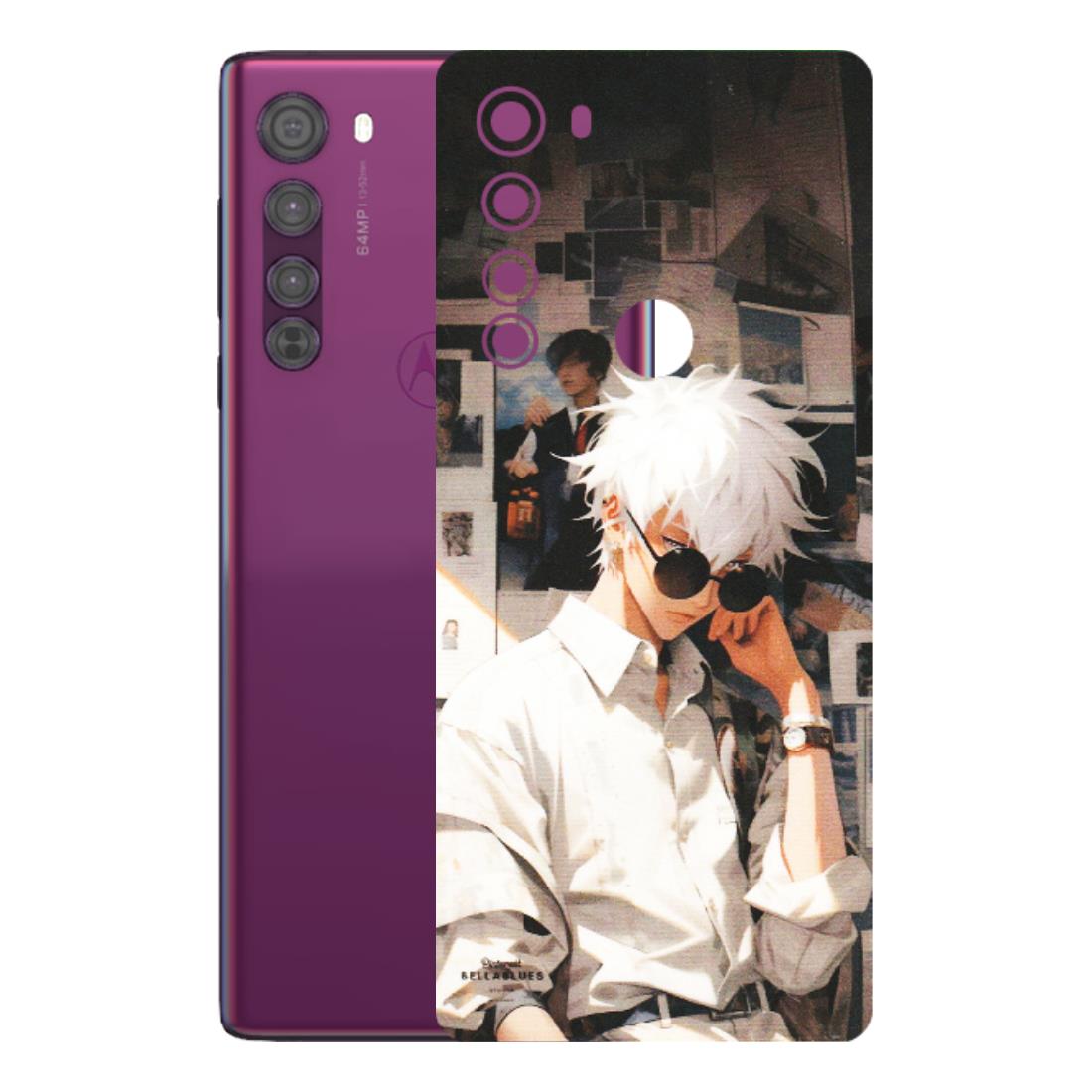 Motorola Phone Skins (All Models) - Gojo Satoru Jujustu Kaisen Anime - Matte Finish (M-156) Motorola Moto Edge