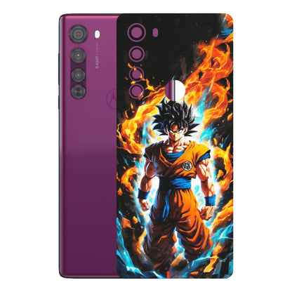 Motorola Phone Skins (All Models) - Goku Transformation Anime - Matte Finish (M-159) Motorola Moto Edge