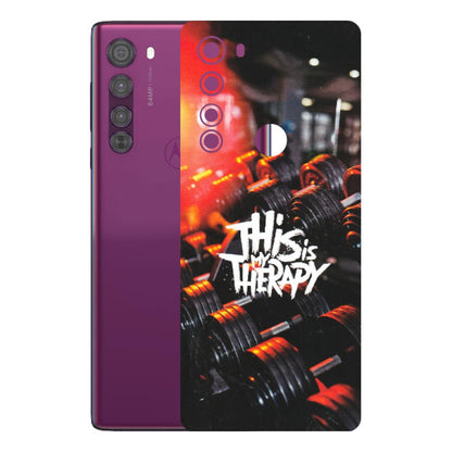 Motorola Phone Skins (All Models) - GYM Lover Therapy - Matte Finish (M-160) Motorola Moto Edge