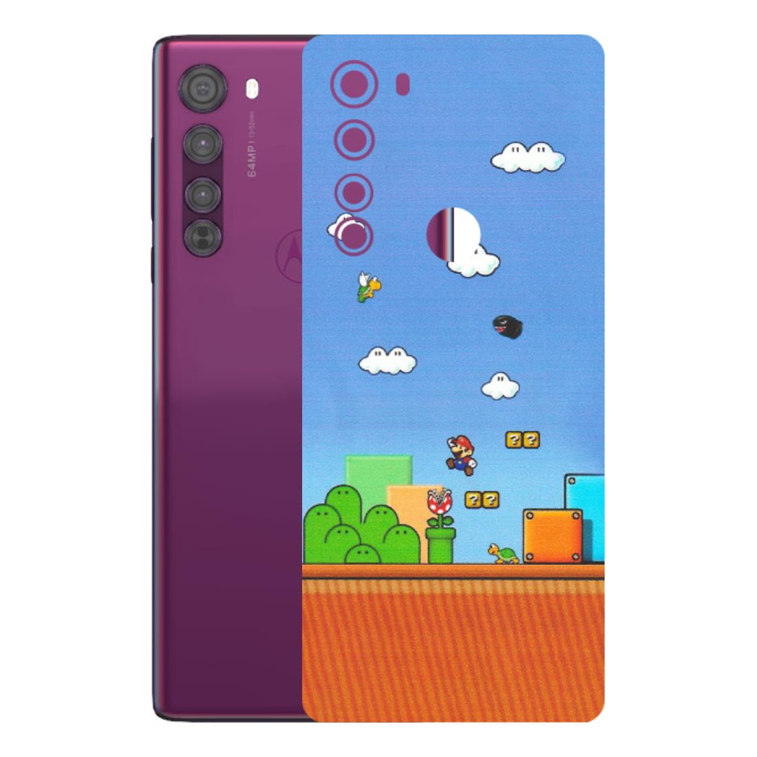 Motorola Phone Skins (All Models) - Mario Game Scene - Matte Finish (M-24) Motorola Moto Edge