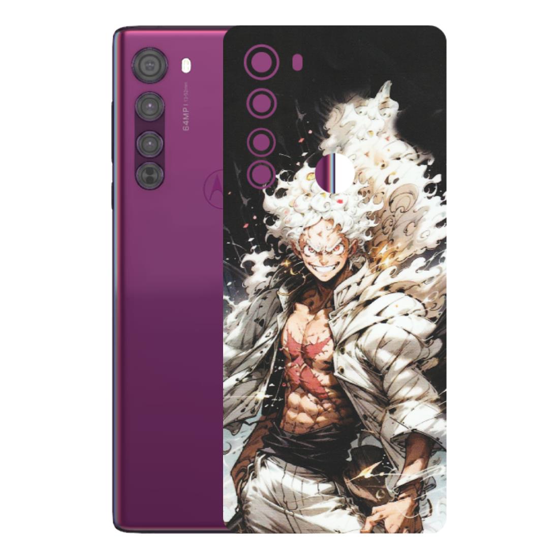 Motorola Phone Skins (All Models) - Anime Angry Classy Character - Matte Finish (M-34) Motorola Moto Edge