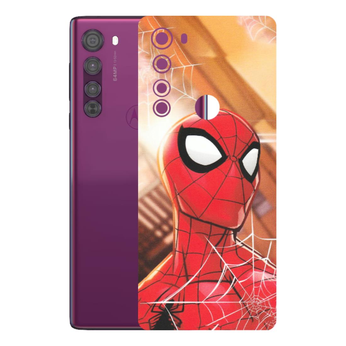 Motorola Phone Skins (All Models) - Spiderman Face New - Matte Finish (M-41) Motorola Moto Edge