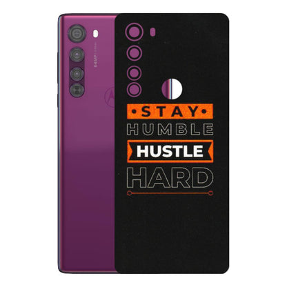 Motorola Phone Skins (All Models) - Stay Humble Stay Hard - Matte Finish (M-48) Motorola Moto Edge