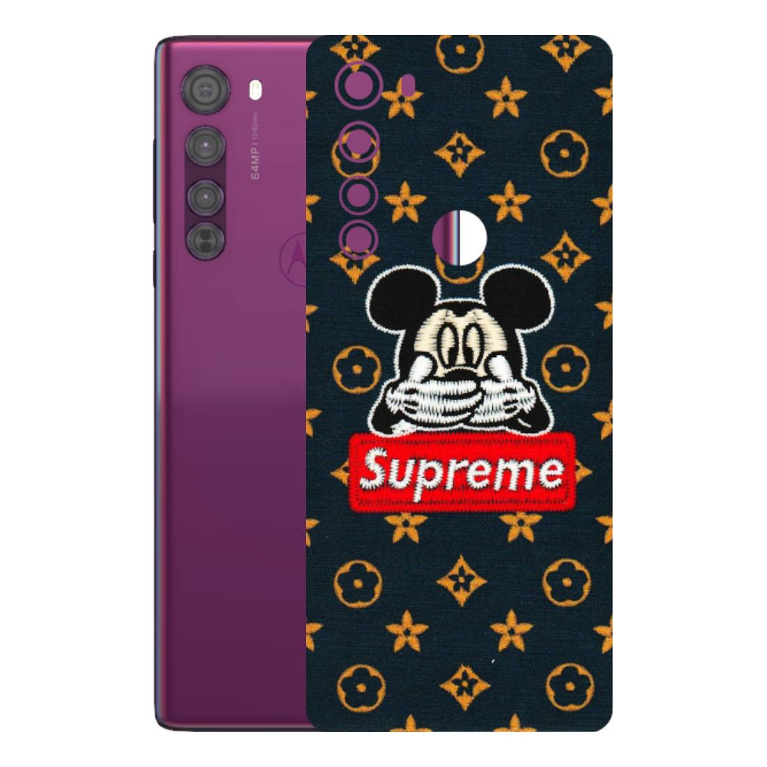 Motorola Phone Skins (All Models) - Mickey Supreme - Matte Finish (M-83) Motorola Moto Edge