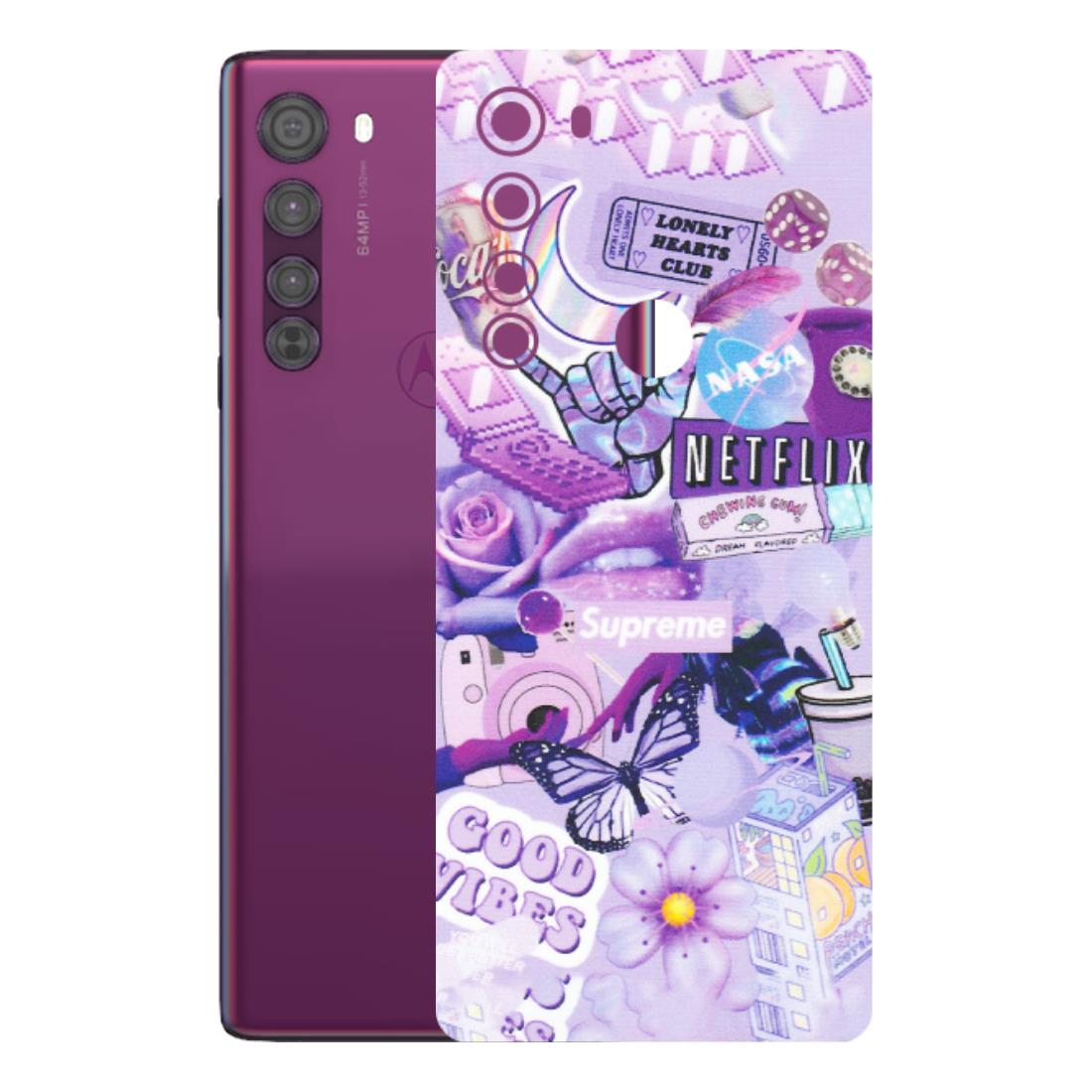Motorola Phone Skins (All Models) - Supreme Purple Magic - Matte Finish (M-88) Motorola Moto Edge