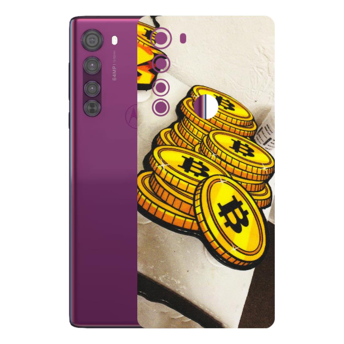 Motorola Phone Skins (All Models) - Billionaire Bitcoin Collection - Matte Finish (M-92) Motorola Moto Edge