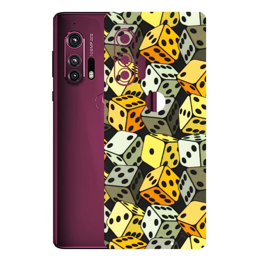 Motorola Phone Skins (All Models) - Dices Of Life - 3D Embossed Finish (L-04) Motorola Moto Edge Plus
