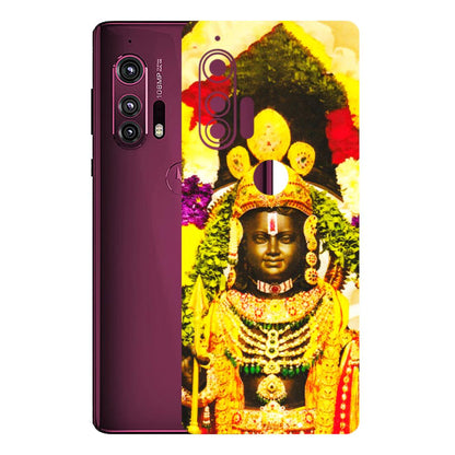 Motorola Phone Skins (All Models) - Ram Lalla Ayodhya - 3D Embossed Finish (L-103) Motorola Moto Edge Plus