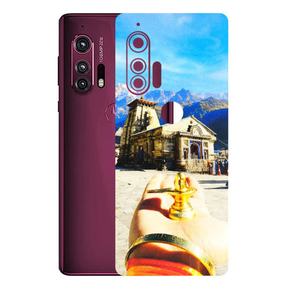 Motorola Phone Skins (All Models) - Beauty of Kedarnath - 3D Embossed Finish (L-108) Motorola Moto Edge Plus