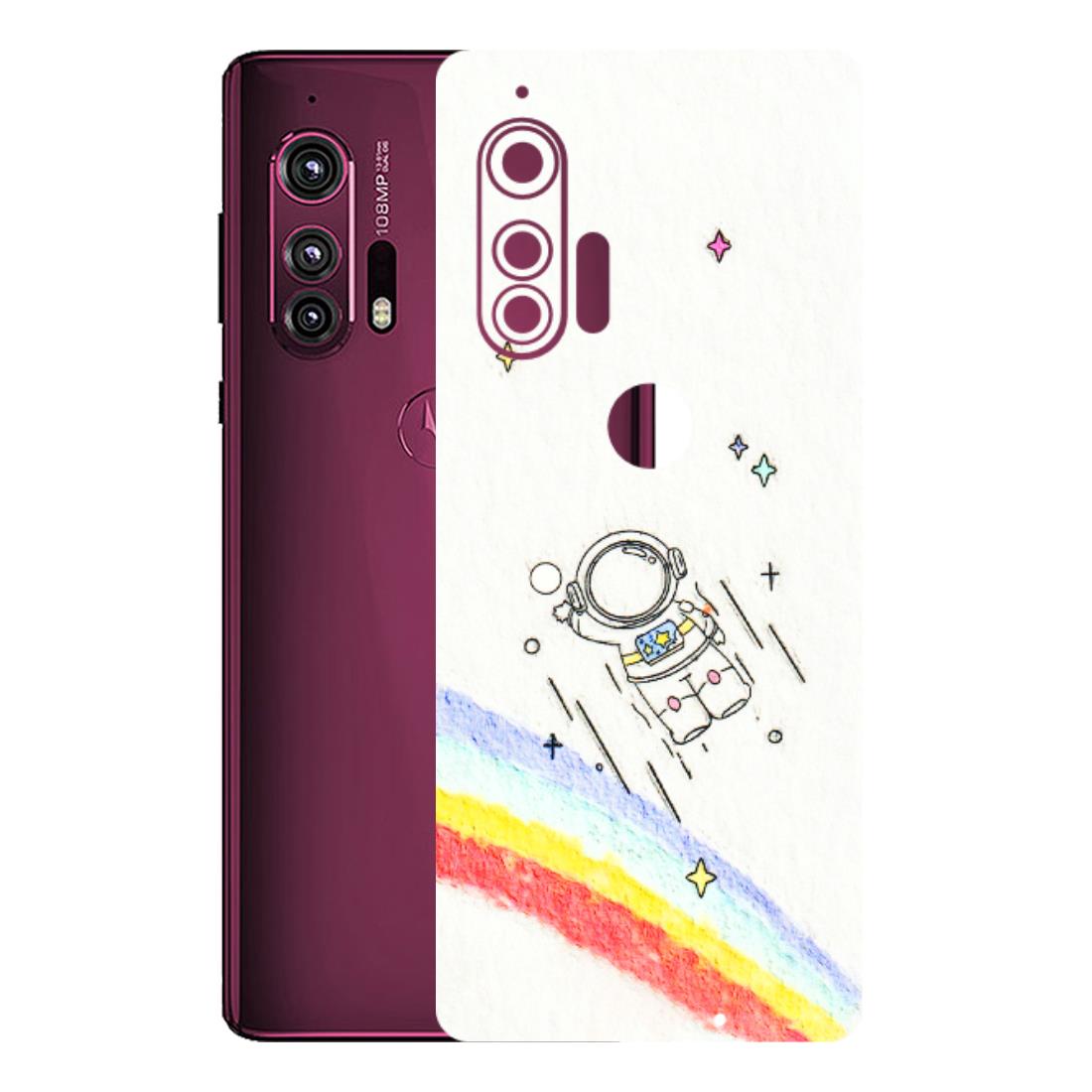 Motorola Phone Skins (All Models) - Milkyway Astronaut - 3D Embossed Finish (L-110) Motorola Moto Edge Plus