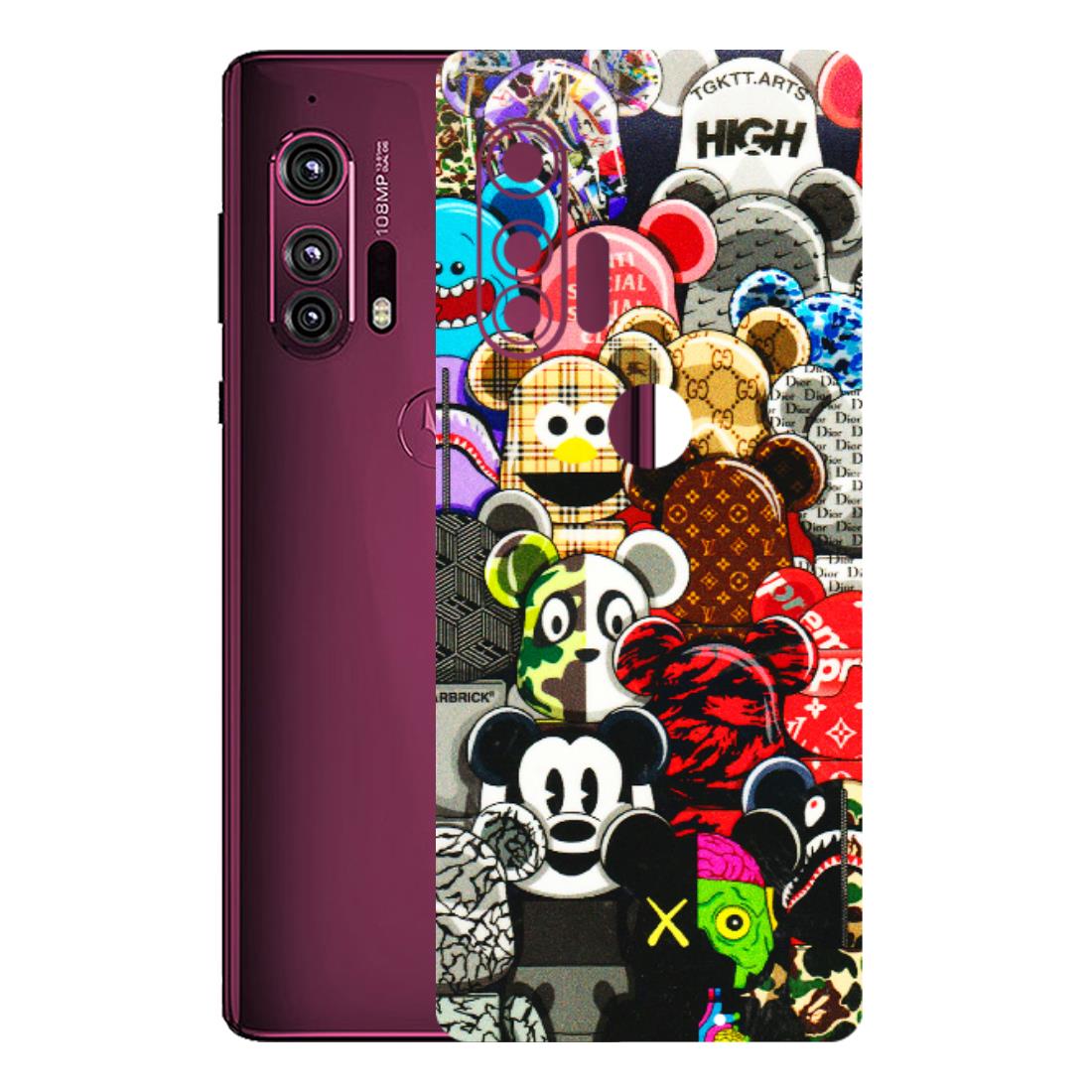 Motorola Phone Skins (All Models) - More Mickey Mouses - 3D Embossed Finish (L-118) Motorola Moto Edge Plus