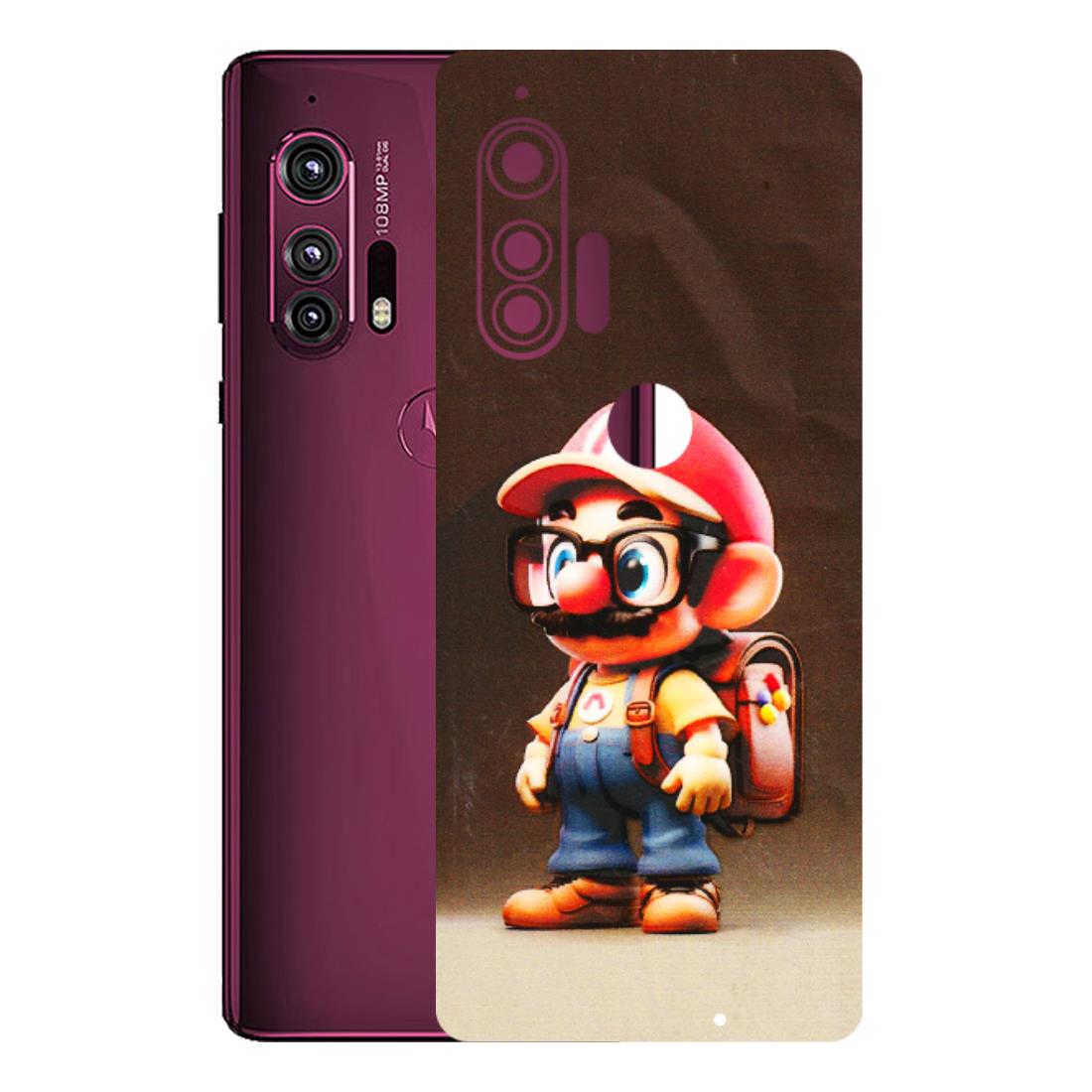 Motorola Phone Skins (All Models) - Little Mario - 3D Embossed Finish (L-119) Motorola Moto Edge Plus