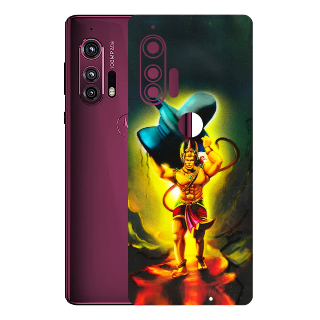 Motorola Phone Skins (All Models) - Hanuman Ji - 3D Embossed Finish (L-128) Motorola Moto Edge Plus