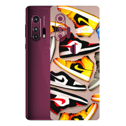 Motorola Phone Skins (All Models) - Sneaker Lover - 3D Embossed Finish (L-135) Motorola Moto Edge Plus