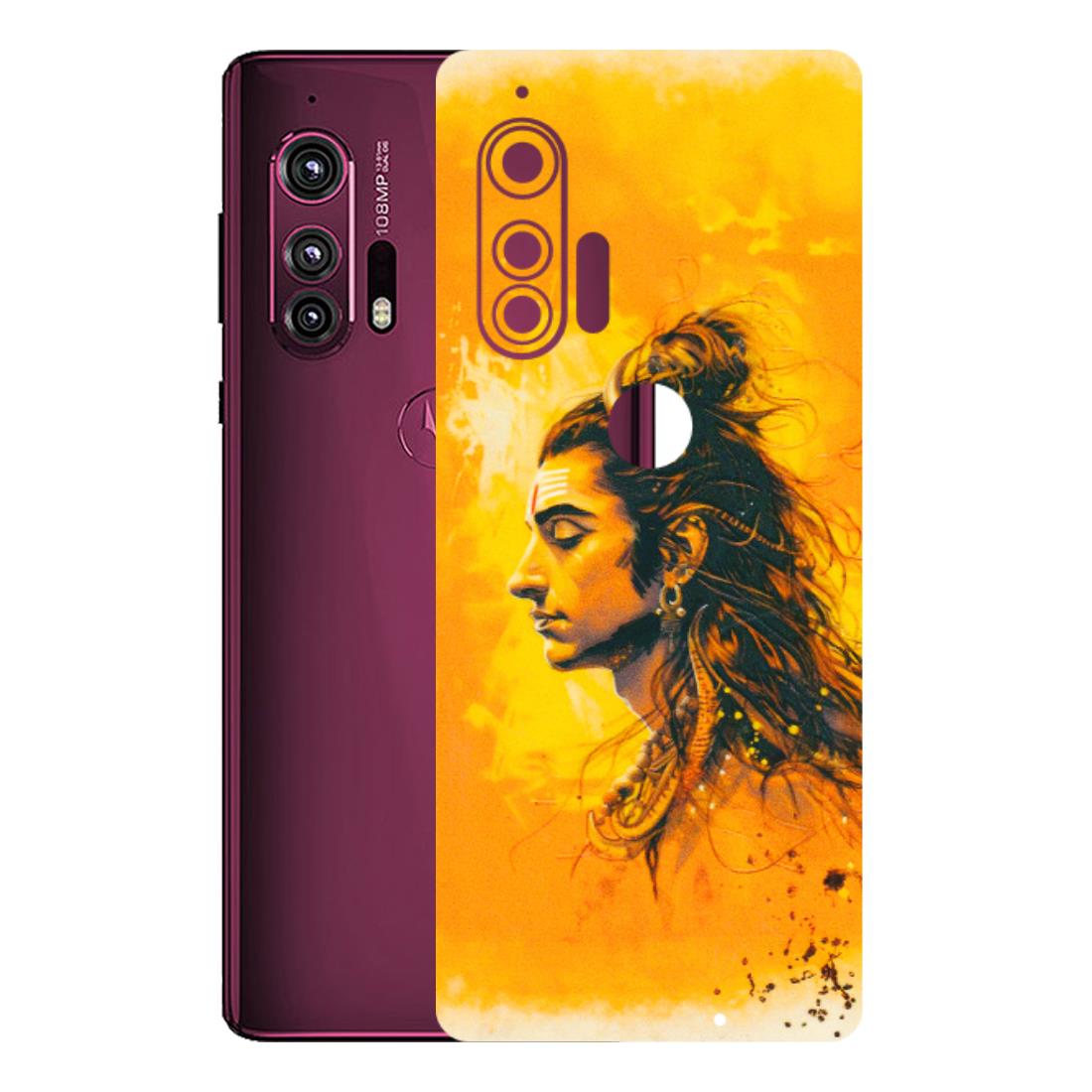 Motorola Phone Skins (All Models) - Shiv Shakti - 3D Embossed Finish (L-14) Motorola Moto Edge Plus