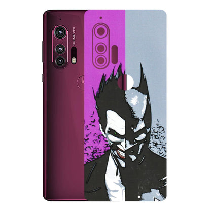 Motorola Phone Skins (All Models) - Batman & Joker - 3D Embossed Finish (L-143) Motorola Moto Edge Plus