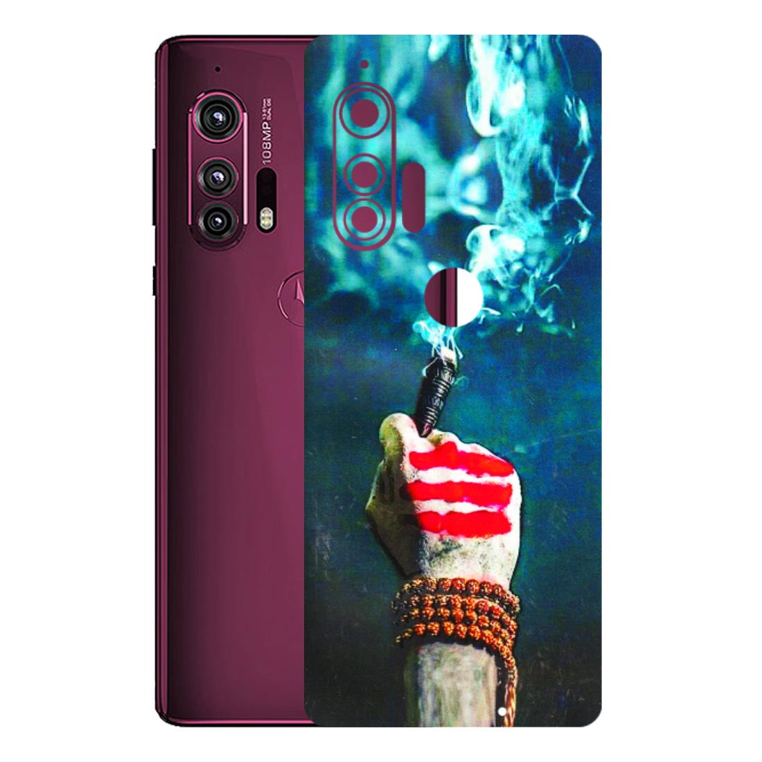 Motorola Phone Skins (All Models) - Mahadev Bhakt - 3D Embossed Finish (L-146) Motorola Moto Edge Plus
