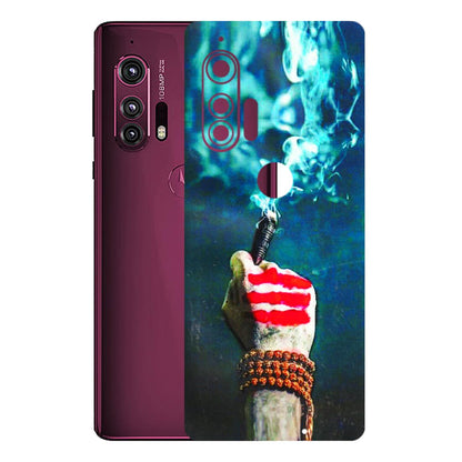 Motorola Phone Skins (All Models) - Mahadev Bhakt - 3D Embossed Finish (L-146) Motorola Moto Edge Plus