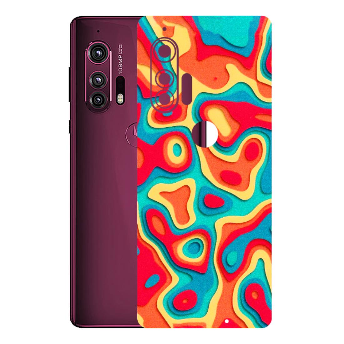 Motorola Phone Skins (All Models) - Abstract Swirl - 3D Embossed Finish (L-150) Motorola Moto Edge Plus
