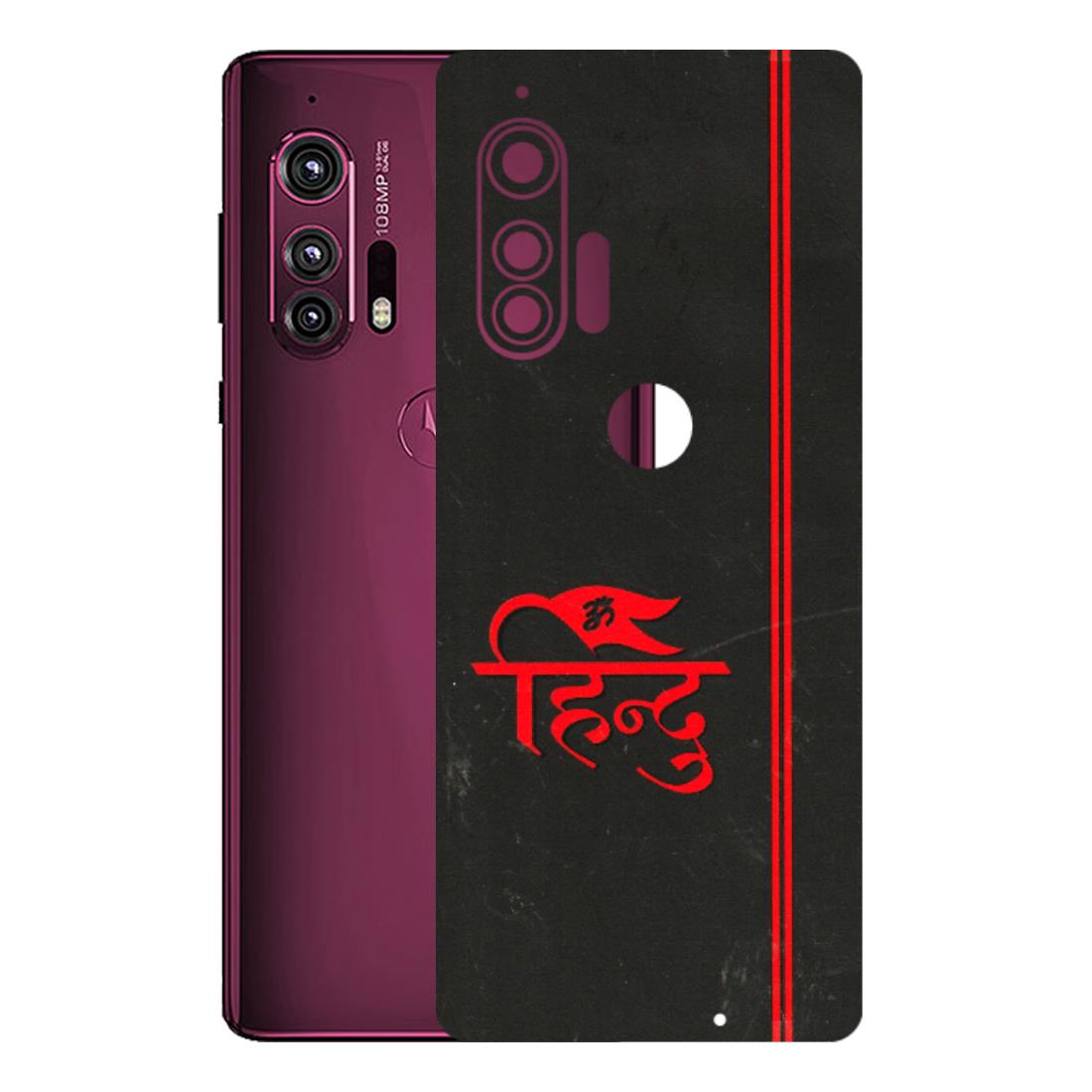 Motorola Phone Skins (All Models) - Hindu Black - 3D Embossed Finish (L-153) Motorola Moto Edge Plus