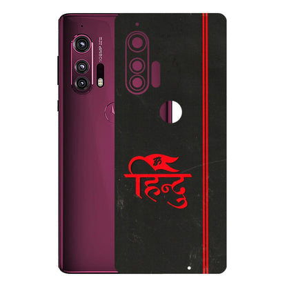 Motorola Phone Skins (All Models) - Hindu Black - 3D Embossed Finish (L-153) Motorola Moto Edge Plus