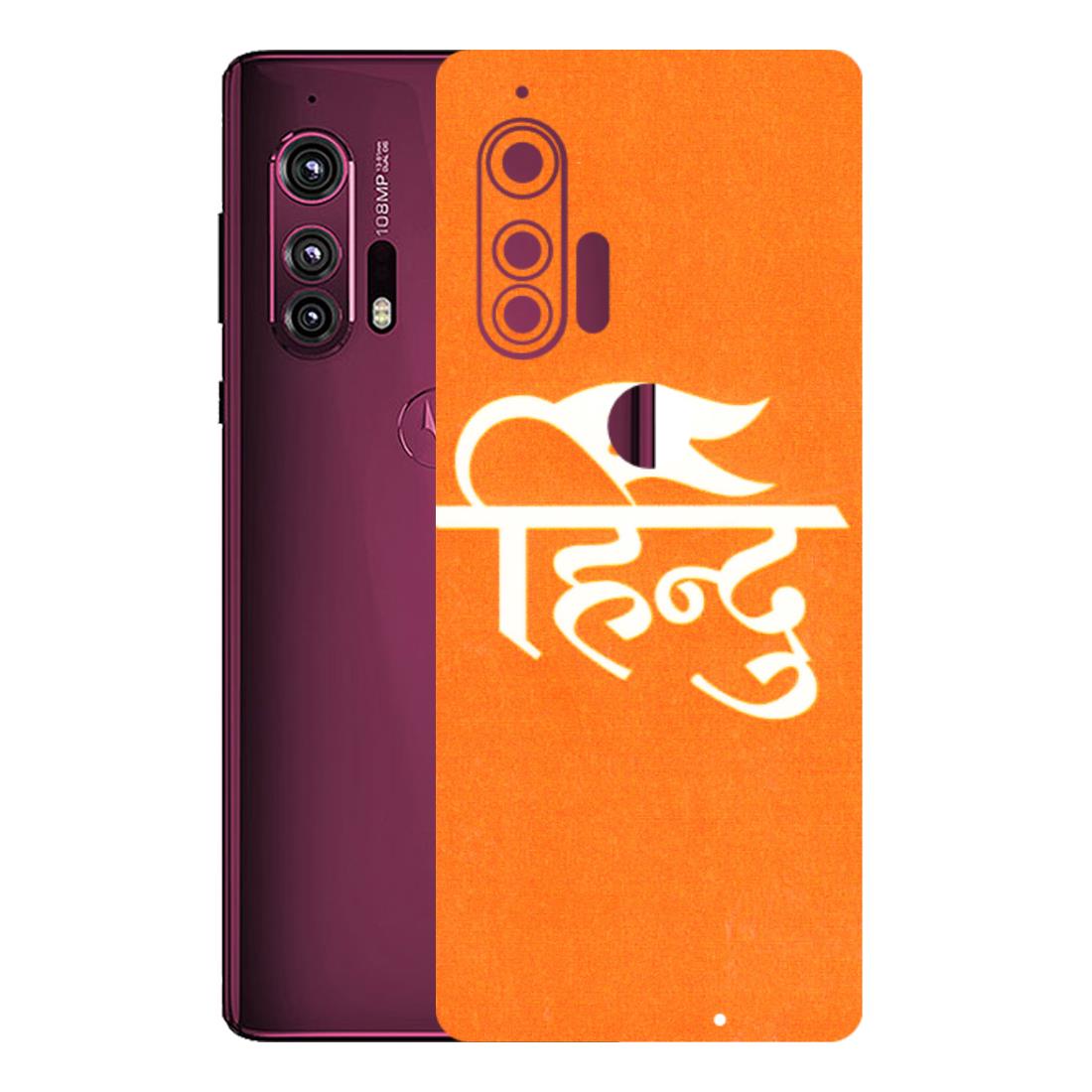 Motorola Phone Skins (All Models) - Hindu Kesari - 3D Embossed Finish (L-154) Motorola Moto Edge Plus