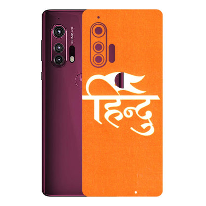 Motorola Phone Skins (All Models) - Hindu Kesari - 3D Embossed Finish (L-154) Motorola Moto Edge Plus