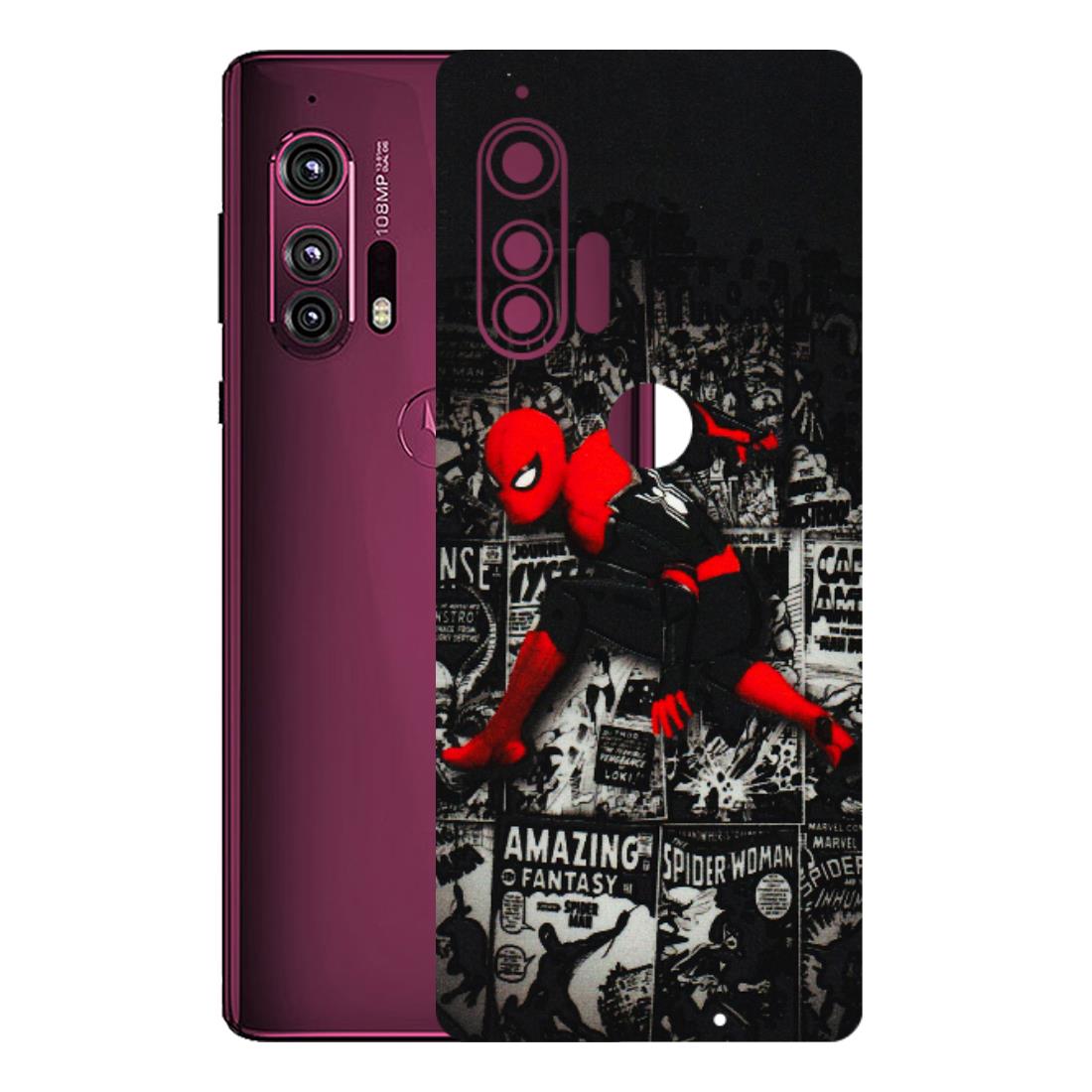 Motorola Phone Skins (All Models) - SpiderMan New - 3D Embossed Finish (L-162) Motorola Moto Edge Plus