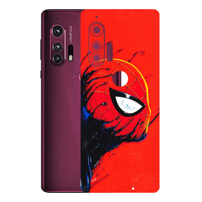 Motorola Phone Skins (All Models) - Spiderman Face Venom - 3D Embossed Finish (L-165) Motorola Moto Edge Plus