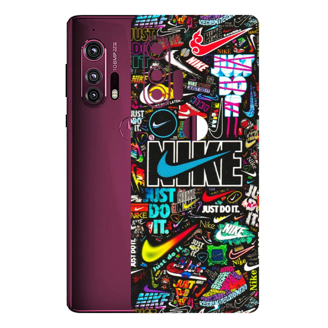 Motorola Phone Skins (All Models) - Just Do It Doodles - 3D Embossed Finish (L-166) Motorola Moto Edge Plus