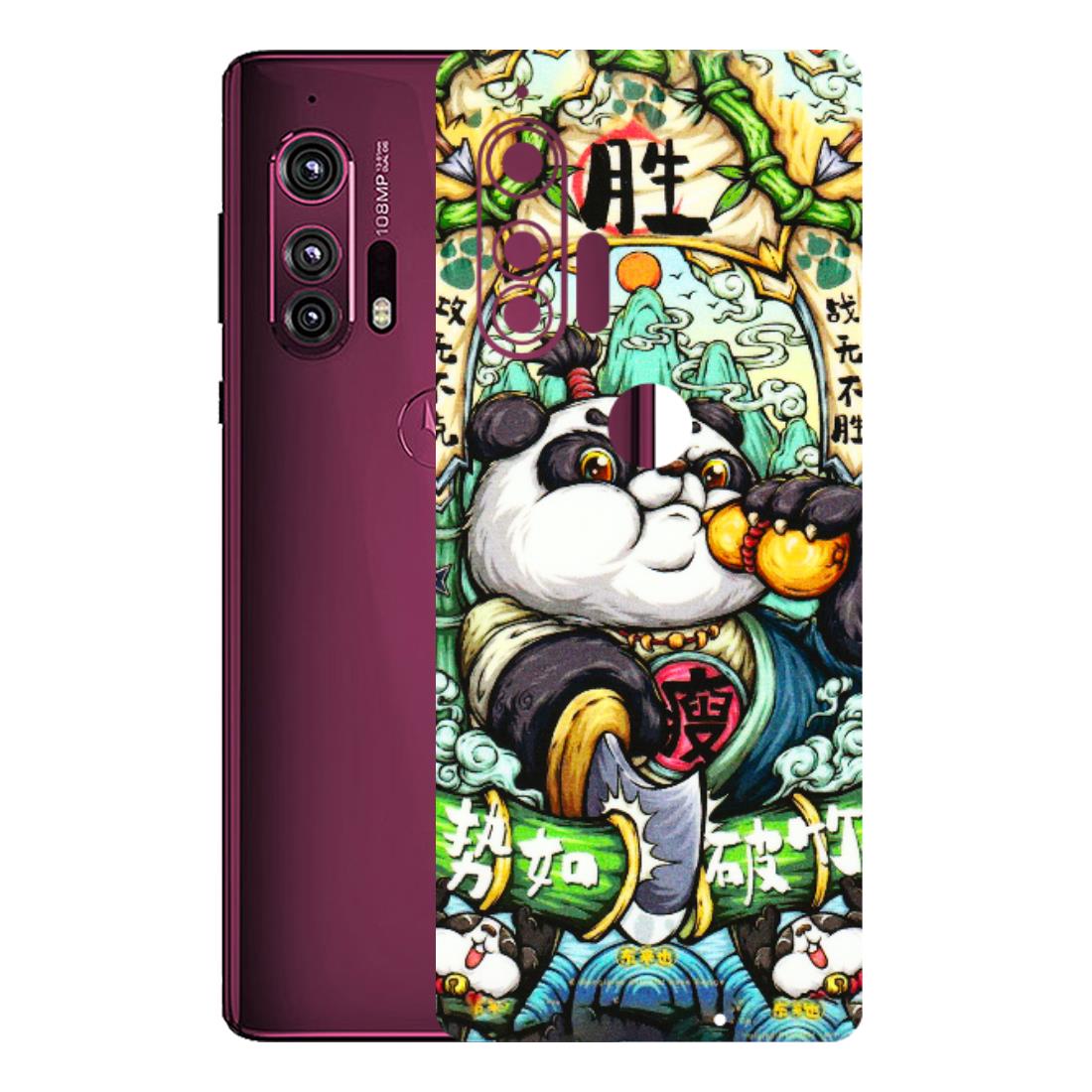Motorola Phone Skins (All Models) - Royal Rich Panda - 3D Embossed Finish (L-170) Motorola Moto Edge Plus