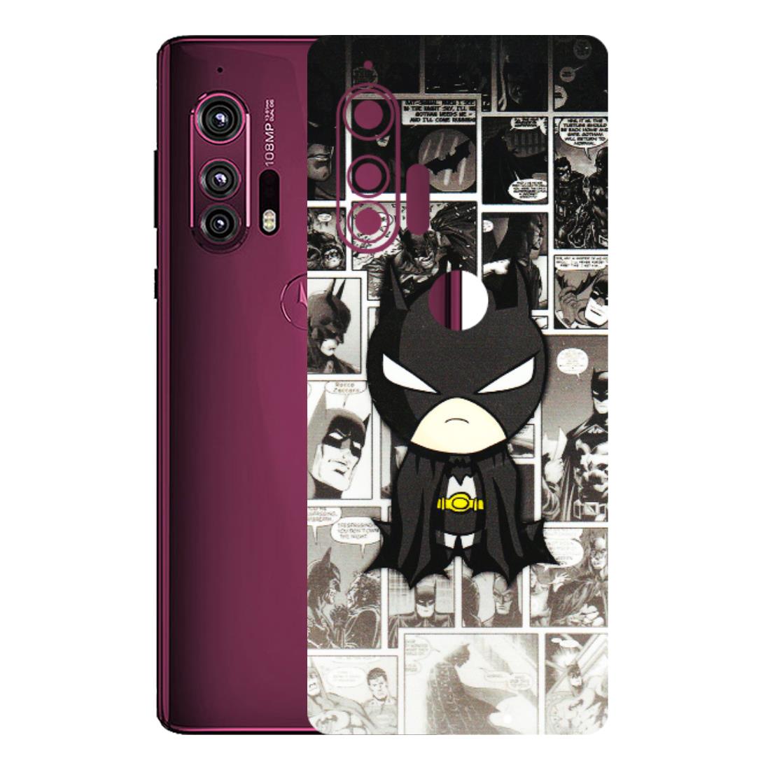 Motorola Phone Skins (All Models) - Toon Batman - 3D Embossed Finish (L-182) Motorola Moto Edge Plus
