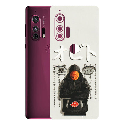 Motorola Phone Skins (All Models) - Obito Anime Eye - 3D Embossed Finish (L-19) Motorola Moto Edge Plus