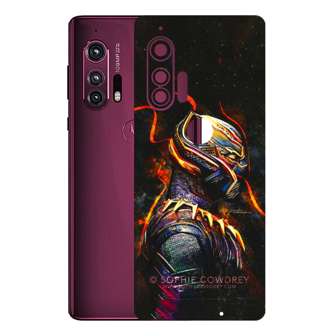 Motorola Phone Skins (All Models) - Black Panther - 3D Embossed Finish (L-190) Motorola Moto Edge Plus