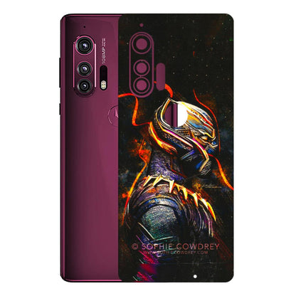 Motorola Phone Skins (All Models) - Black Panther - 3D Embossed Finish (L-190) Motorola Moto Edge Plus