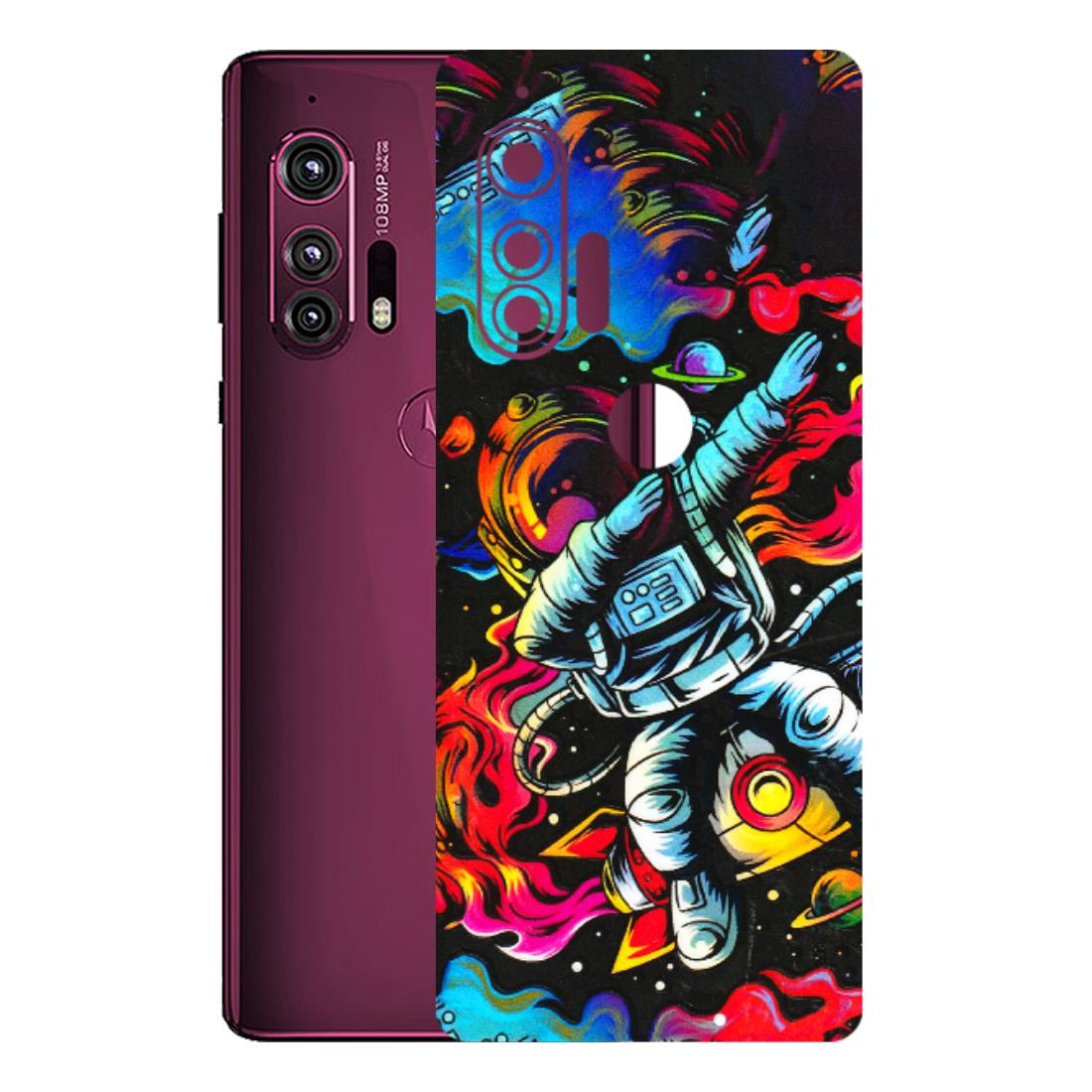 Motorola Phone Skins (All Models) - Astronaut Dope - 3D Embossed Finish (L-191) Motorola Moto Edge Plus