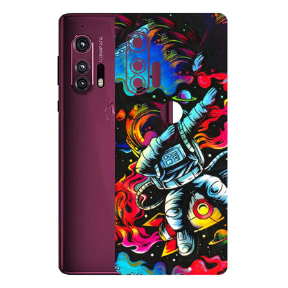 Motorola Phone Skins (All Models) - Astronaut Dope - 3D Embossed Finish (L-191) Motorola Moto Edge Plus