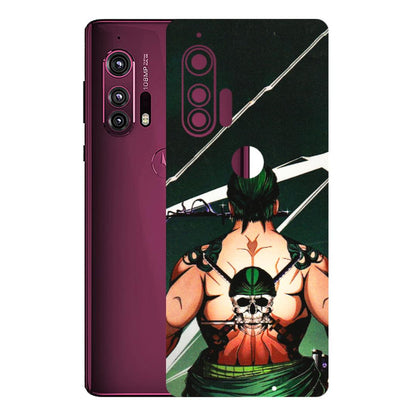 Motorola Phone Skins (All Models) - Zoro Anime - 3D Embossed Finish (L-23) Motorola Moto Edge Plus