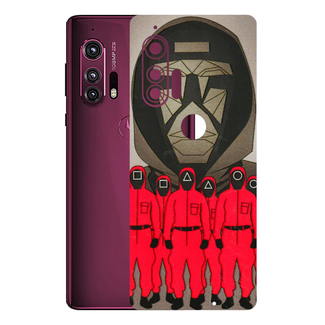 Motorola Phone Skins (All Models) - Squid Game Hero - 3D Embossed Finish (L-245) Motorola Moto Edge Plus