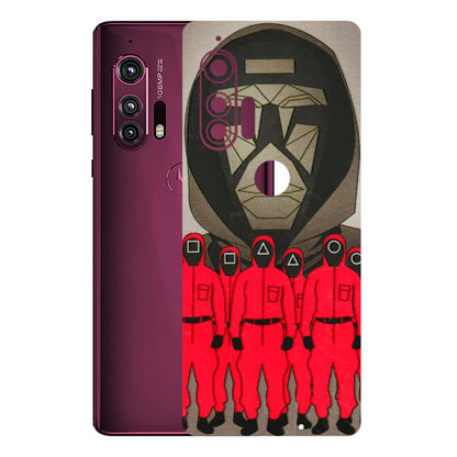 Motorola Phone Skins (All Models) - Squid Game Hero - 3D Embossed Finish (L-245) Motorola Moto Edge Plus