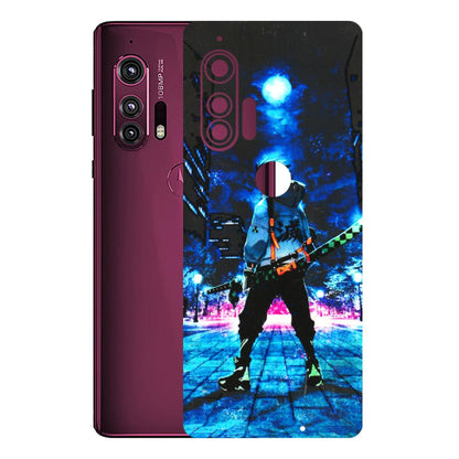 Motorola Phone Skins (All Models) - Demon Slayer Sword - 3D Embossed Finish (L-247) Motorola Moto Edge Plus