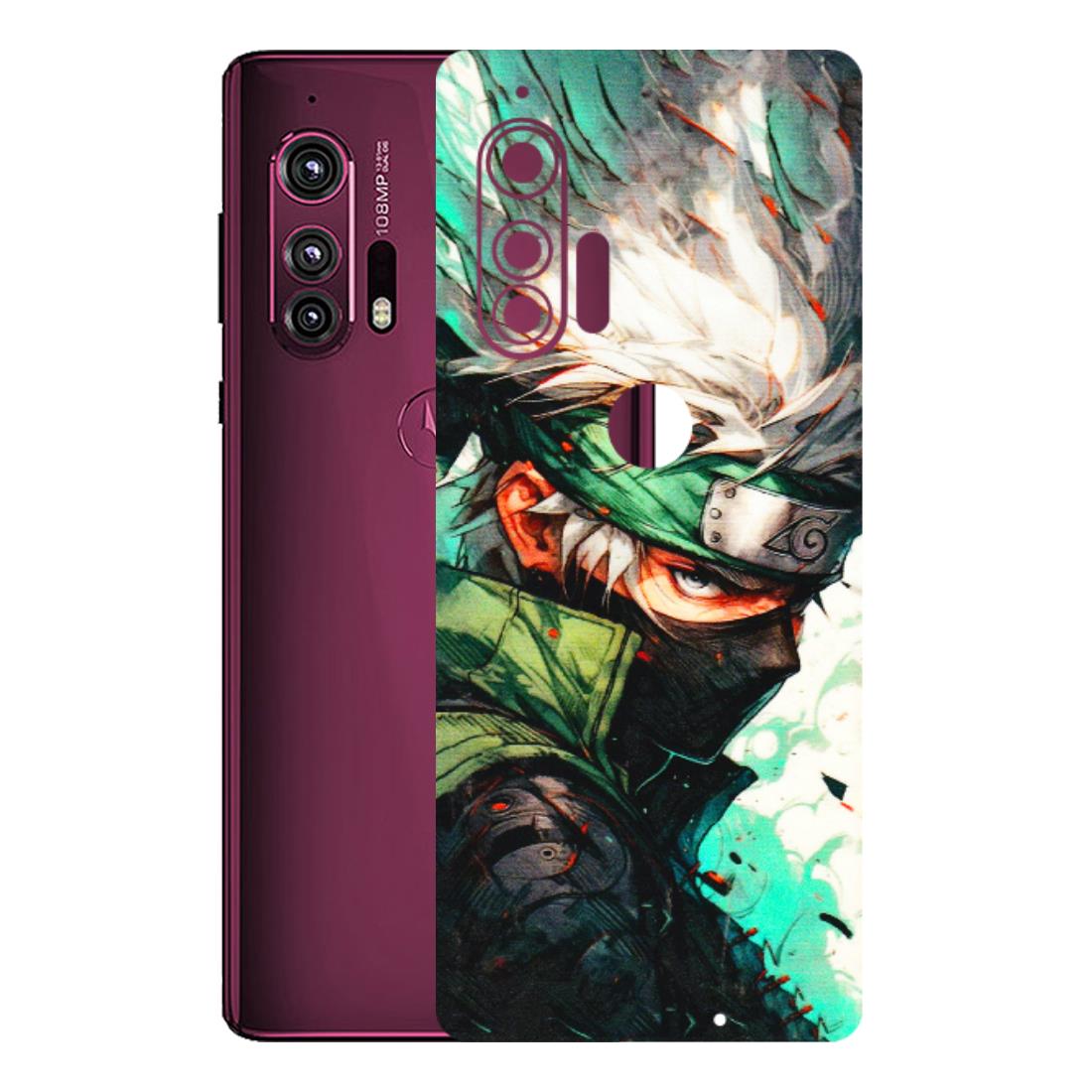Motorola Phone Skins (All Models) - Kakashi Side Profile - 3D Embossed Finish (L-249) Motorola Moto Edge Plus