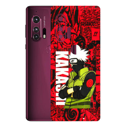 Motorola Phone Skins (All Models) - Kakashi Red Anime - 3D Embossed Finish (L-251) Motorola Moto Edge Plus